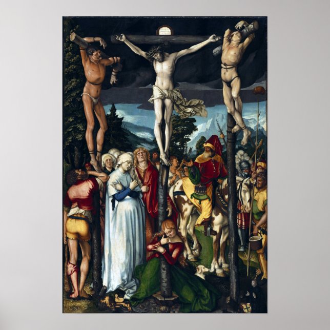 Hans Baldung Grien The crucifixion of Christ Poster (Front)
