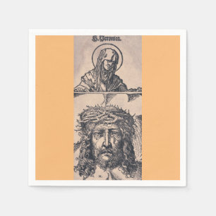 Hans Burgkmair St. Veronica With The Vernicle Art Napkins