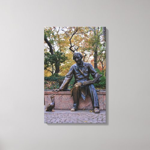 Hans Christian Andersen Central Park NYC Canvas Print