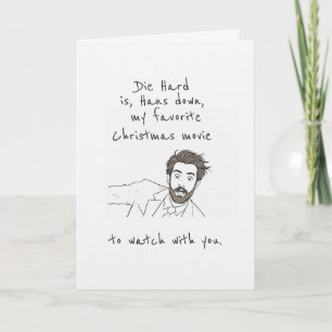 Hans Down Favorite Christmas Movie Card Joke