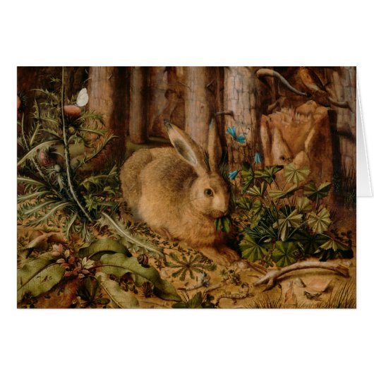 Hans Hoffmann A Hare In The Forest Cards (Front Horizontal)