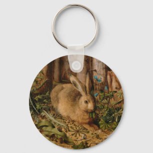 Hans Hoffmann A Hare In The Forest Keychain