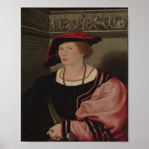 HANS HOLBEIN Benedikt von Hertenstein born about  Poster