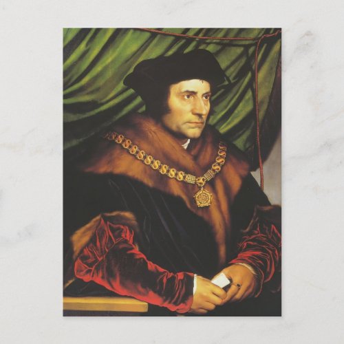 Hans Holbein _ Portrait of Sir Thomas More Postcard