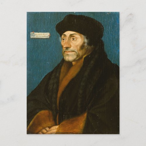 Hans Holbein the Younger Erasmus of Rotterdam Postcard