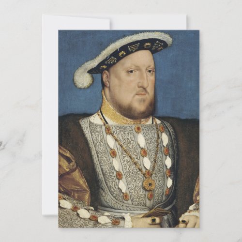 Hans Holbein the Younger _ Portrait of Henry VIII Invitation