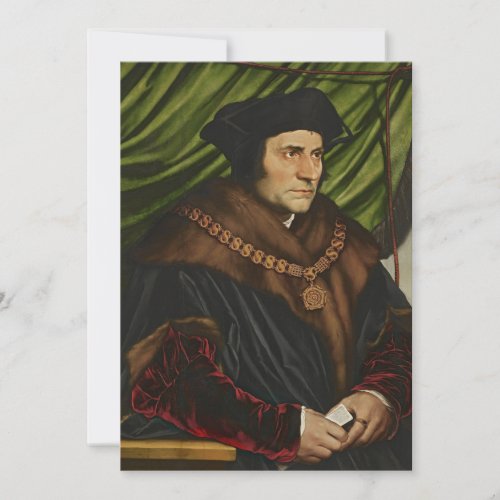 Hans Holbein the Younger _ Portrait of Sir Thomas  Invitation