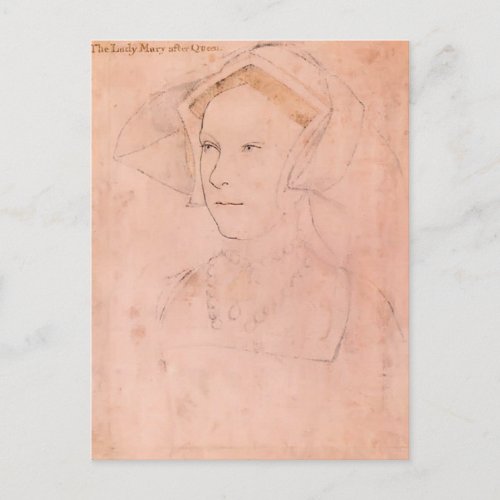 Hans Holbein the Younger_ Queen Mary I Tudor Postcard