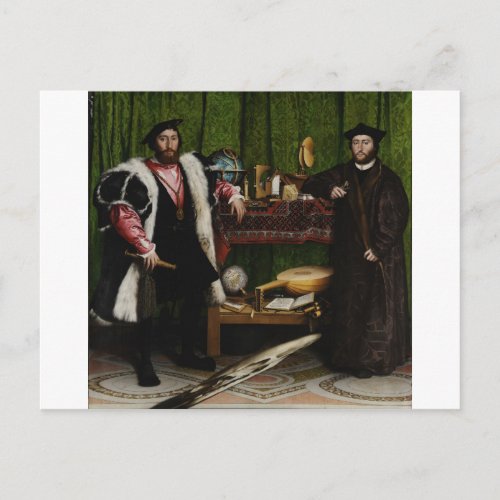 Hans Holbein the Youngers The Ambassadors Postcard