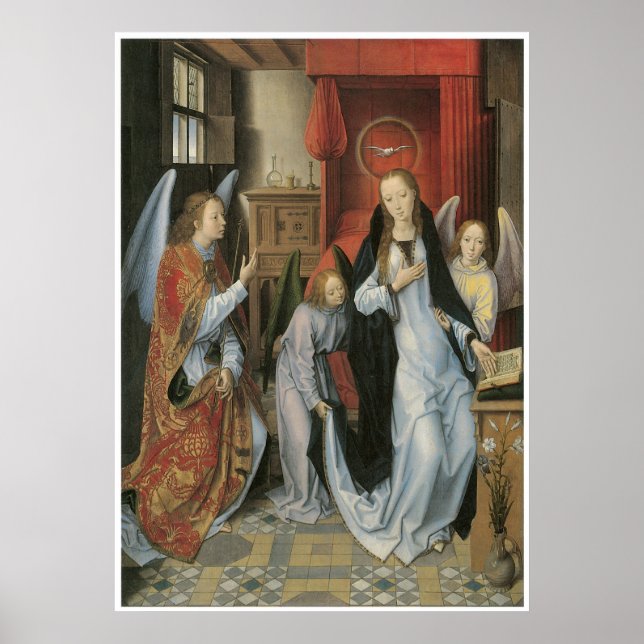 Hans Memling's Annunciation Poster (Front)