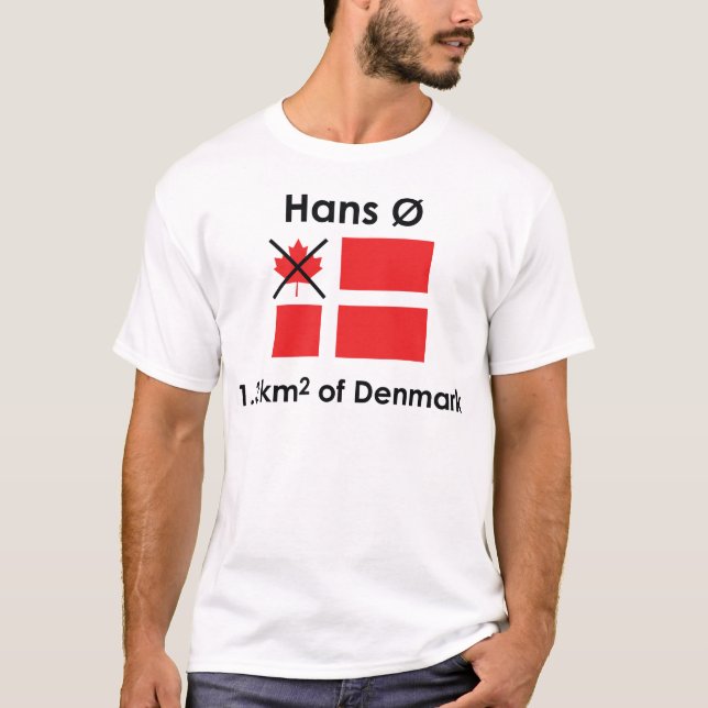 Hans Ø - Hans Island - the Nationalistic version T-Shirt (Front)