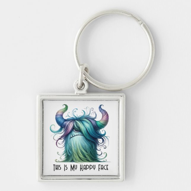 Hans - One-Eyed Monster Custom Keychain (Front)