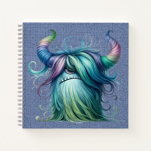 Hans _ One_eyed Monster Spiral Notebook