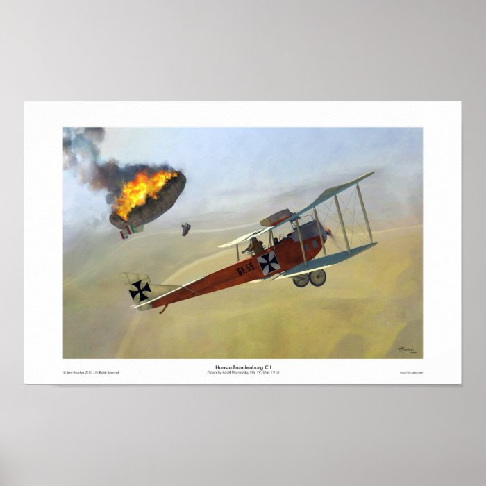 Hansa Brandenburg C.I Poster