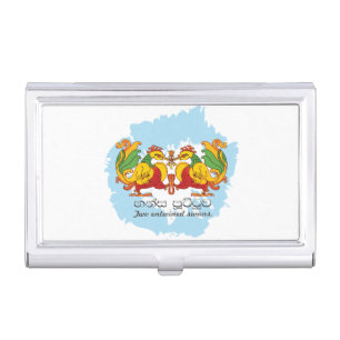 Hansa Puttuwa – Two Entwined Swans Business Card Case