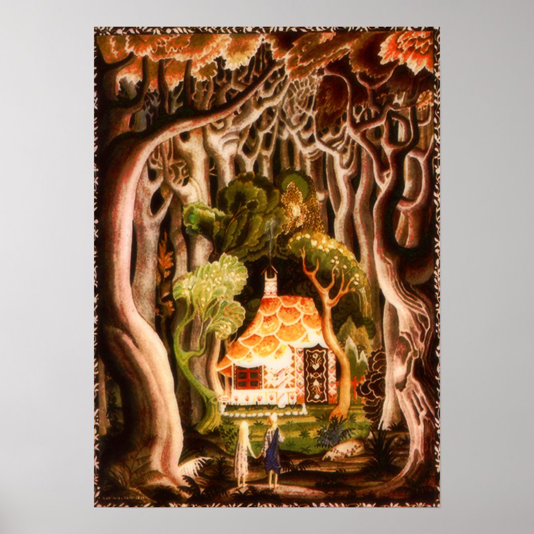 Hansel and Gretel by Kay Nielsen Print | Zazzle