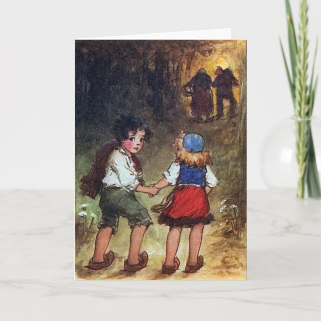 Hansel and Gretel Head Into the Woods Card (Front)