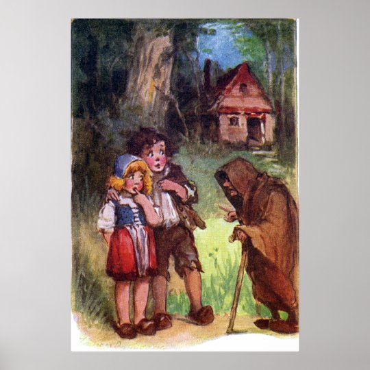 Hansel And Gretel Meet The Witch Poster