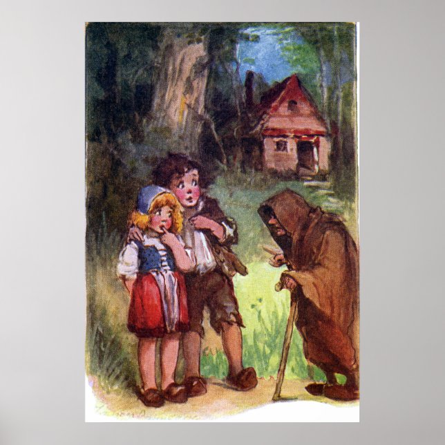 Hansel and Gretel Meet the Witch Poster (Front)