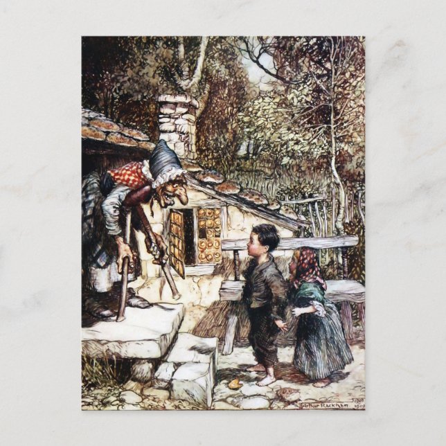 Hansel and Gretel Postcard (Front)