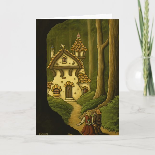 Hansel & Gretel fairytale greetingcard Card (Front)