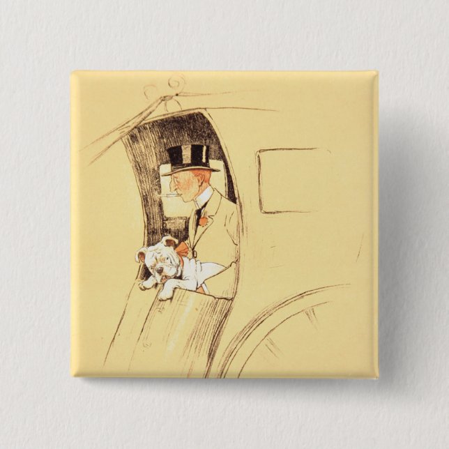 Hansom Cab Button (Front)