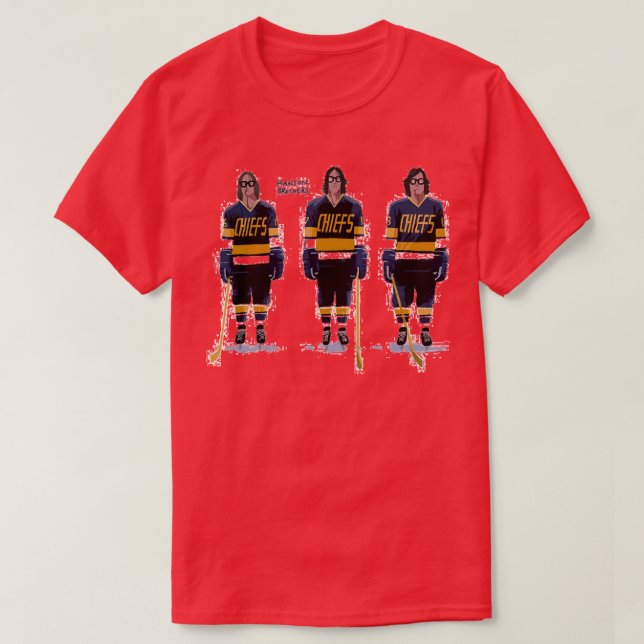 Hanson brothers slap shot classic t shirt (Design Front)