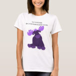 Hanson Purple Moose T-shirt at Zazzle