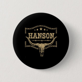 Hanson Vintage Design Men Women Kids Button