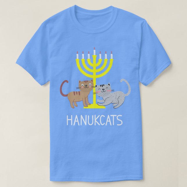 Hanucats Hannukah Cat Feline Cute Ugly Sweater Chr (Design Front)