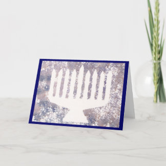 Hanukah Memories Menorah Holiday Card