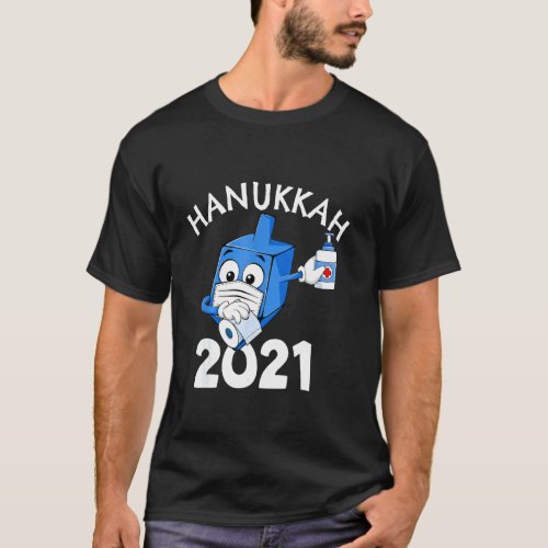 Hanukkah 2021 Dreidel Dabbing Mask  Toilet Paper T_Shirt