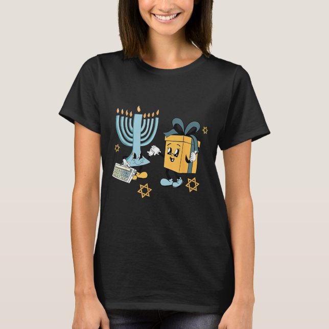 Hanukkah Aac Speech Therast Slp Communication Acce T-Shirt (Front)