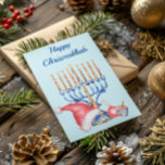 Hanukkah and Christmas Chrismukkah Holiday Card<br><div class="desc">This design may be personalized in the area provided by changing the photo and/or text. Or it can be customized by choosing the click to customize further option and delete or change the color of the background, add text, change the text color or style, or delete the text for an...</div>