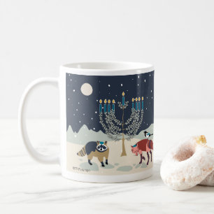 Hanukkah animals Menorah Desert Coffee Mug