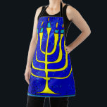 Hanukkah Apron<br><div class="desc">Our Hanukkah collection showcases our signature menorah design, so you can pay tribute to your heritage in a festive way. Whether you’re looking for comfy T-shirts or stylish throw pillows—or you want to adorn your walls or holiday table with cool decor—we have something for everyone. You can use our greeting...</div>