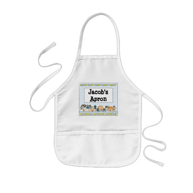 Hanukkah Apron Kids Personalize (Front)