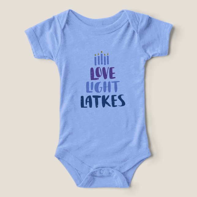 Hanukkah baby ones infant t-shirt (Design Front)