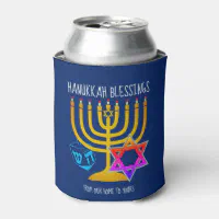 Let's Get Lit Custom Hanukkah Can Coolers Your store is not