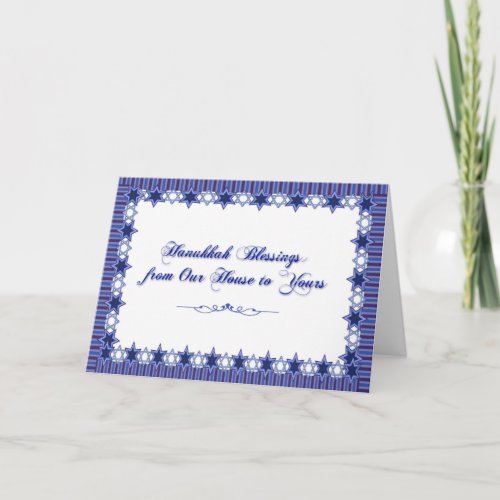 Hanukkah Blessings Card