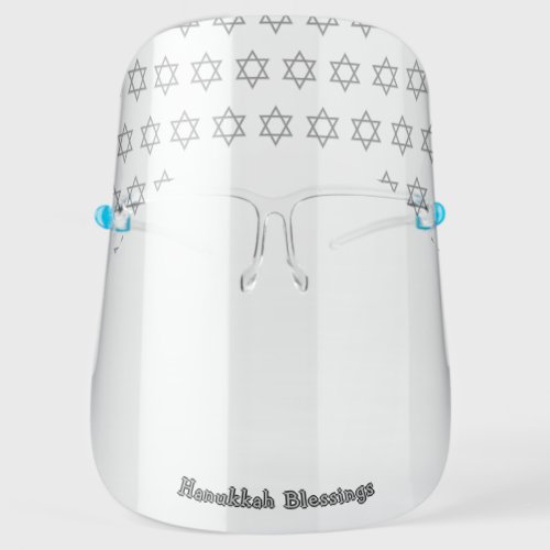 HANUKKAH BLESSINGS Star Of David Customizable Face Shield