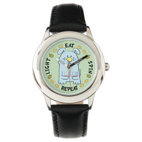 Hanukkah Blue Dog Watch Personalize