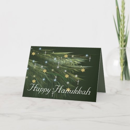 HANUKKAH BUSH HOLIDAY CARD