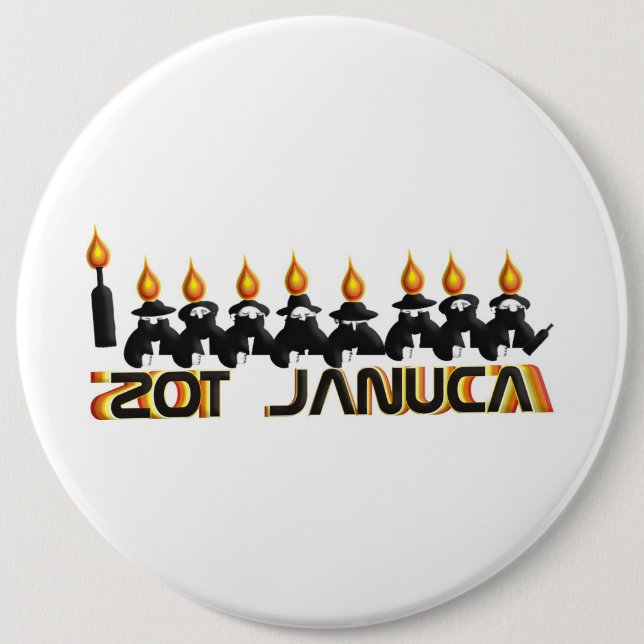 Hanukkah Button (Front)