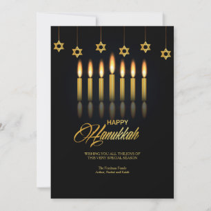 Hanukkah Candles Greeting Card