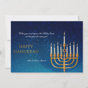 Hanukkah Candles Holiday Card