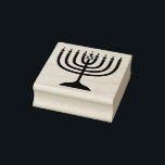 Hanukkah Candles Rubber Stamp<br><div class="desc">Hanukkah Candles Transform any craft project with these personalized maple wood art stamps. Leave a customized impression by uploading a design, image, pattern, or text onto our site and make a unique wood stamp. Available in six sizes Laser engraved on foam cushion Option of adding wooden handle Ink pad not...</div>