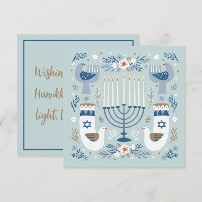 Hanukkah Card (Front/Back)