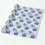 Hanukkah Cat Wrapping Paper<br><div class="desc">What adorable Chanukah wrapping paper for any cat lover!</div>