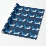 Hanukkah Cat Wrapping Paper<br><div class="desc">A great gift for cat lovers on Chanukah!</div>